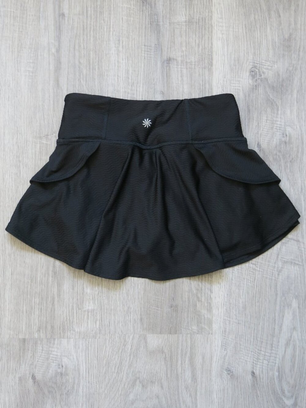 Athleta Girls Black Layered Athletic Skort - Size S/7